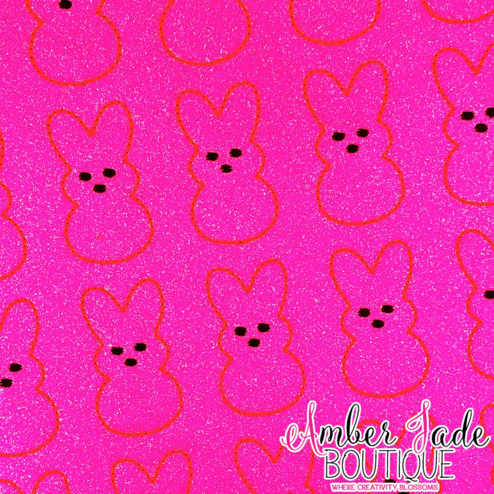 Pink Bunny Peep Feltie