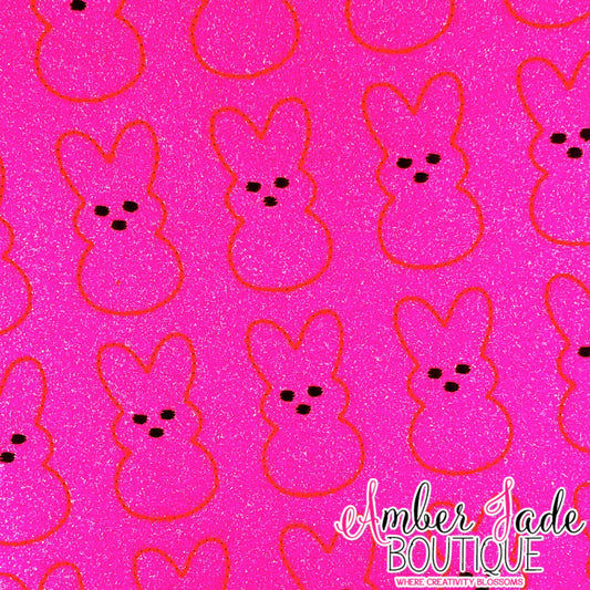 Pink Bunny Peep Feltie
