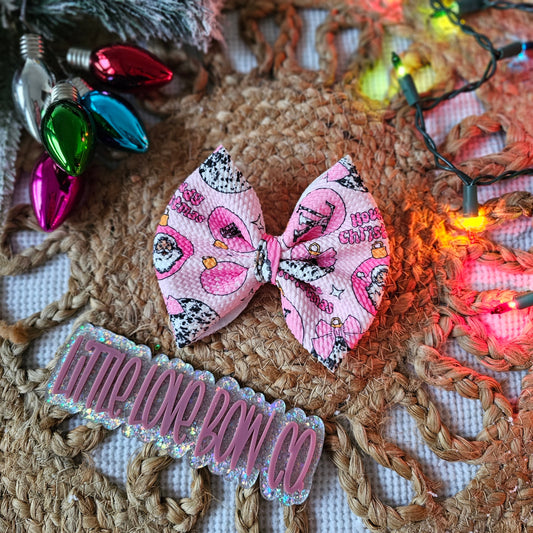 5" LV Cowgirl Christmas (specify clips or nylon in checkout notes)