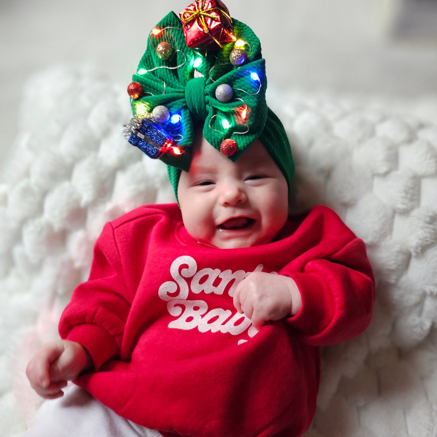 Light Up Christmas Tree Bows