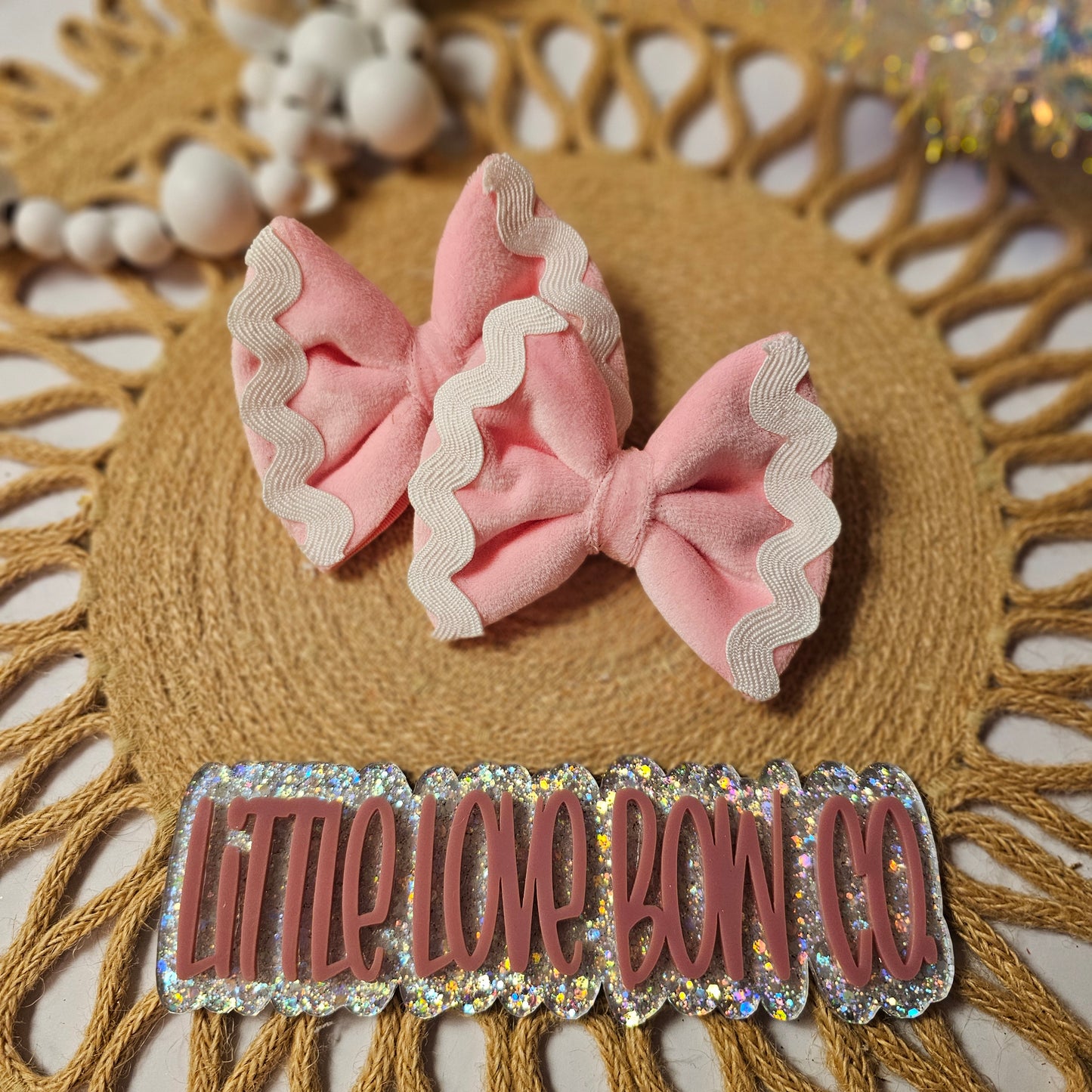 Plushy Pink Gingerbread Trimmed