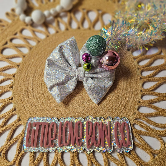 OOAK 4" Light Up Bow (specify on nylon or clip in checkout notes)