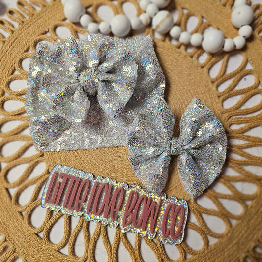 Silver Disco Sequins