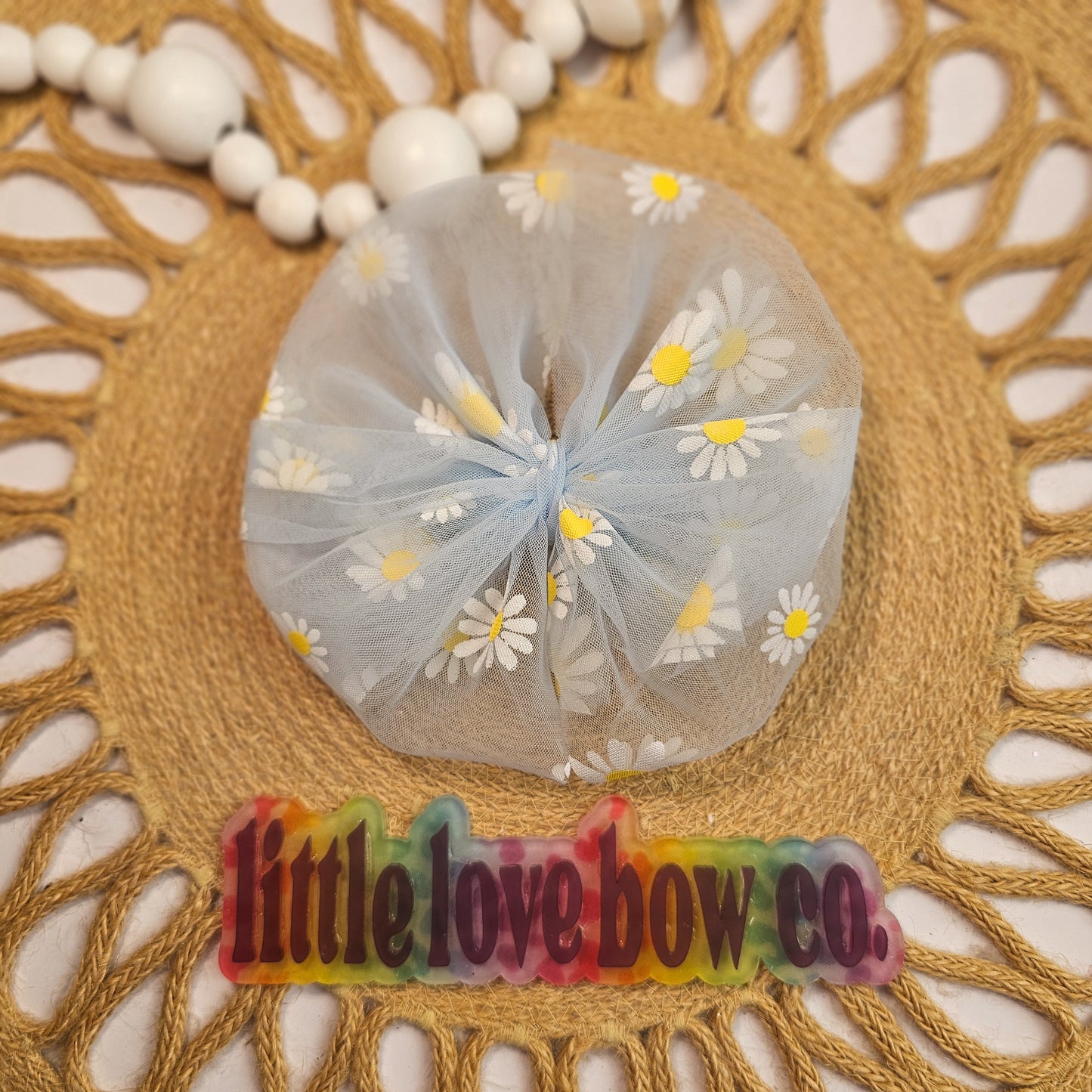 Blue Mesh Daisy