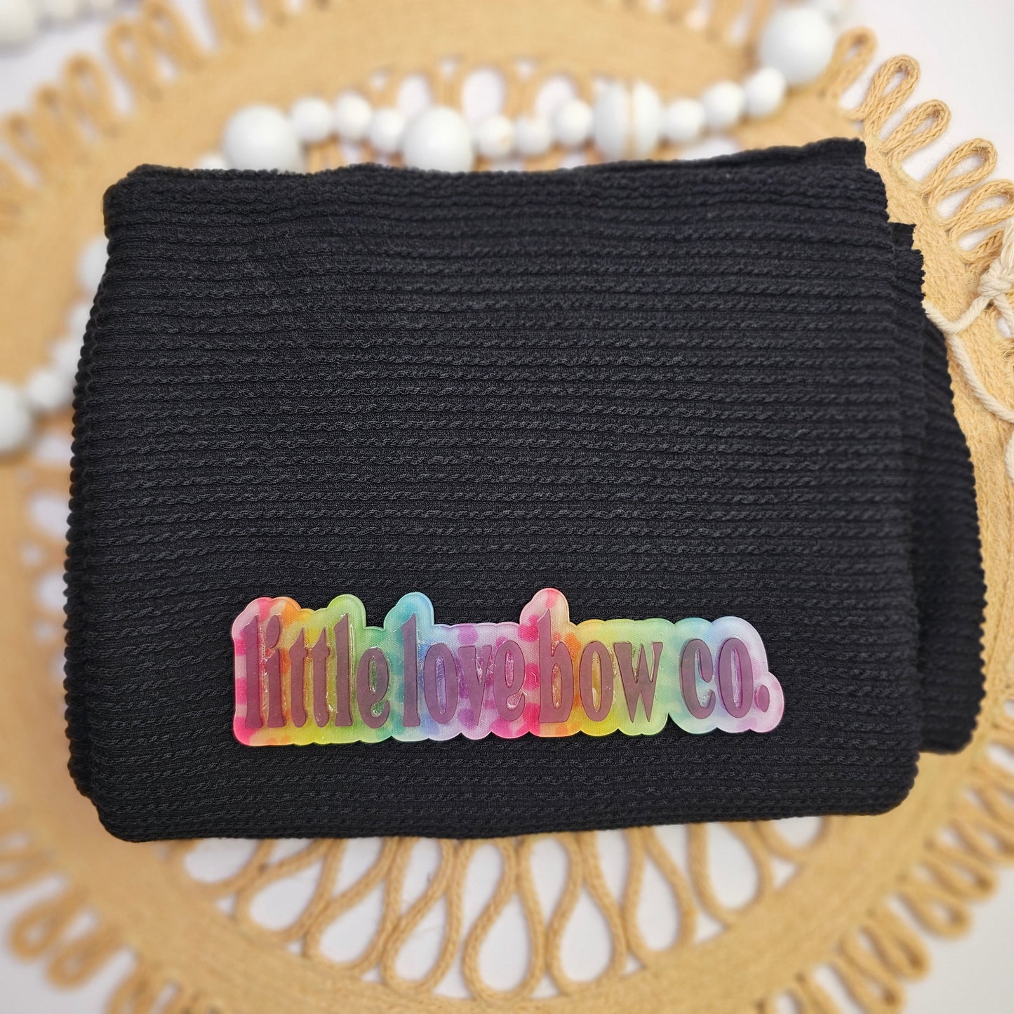 Black Wavy Rib