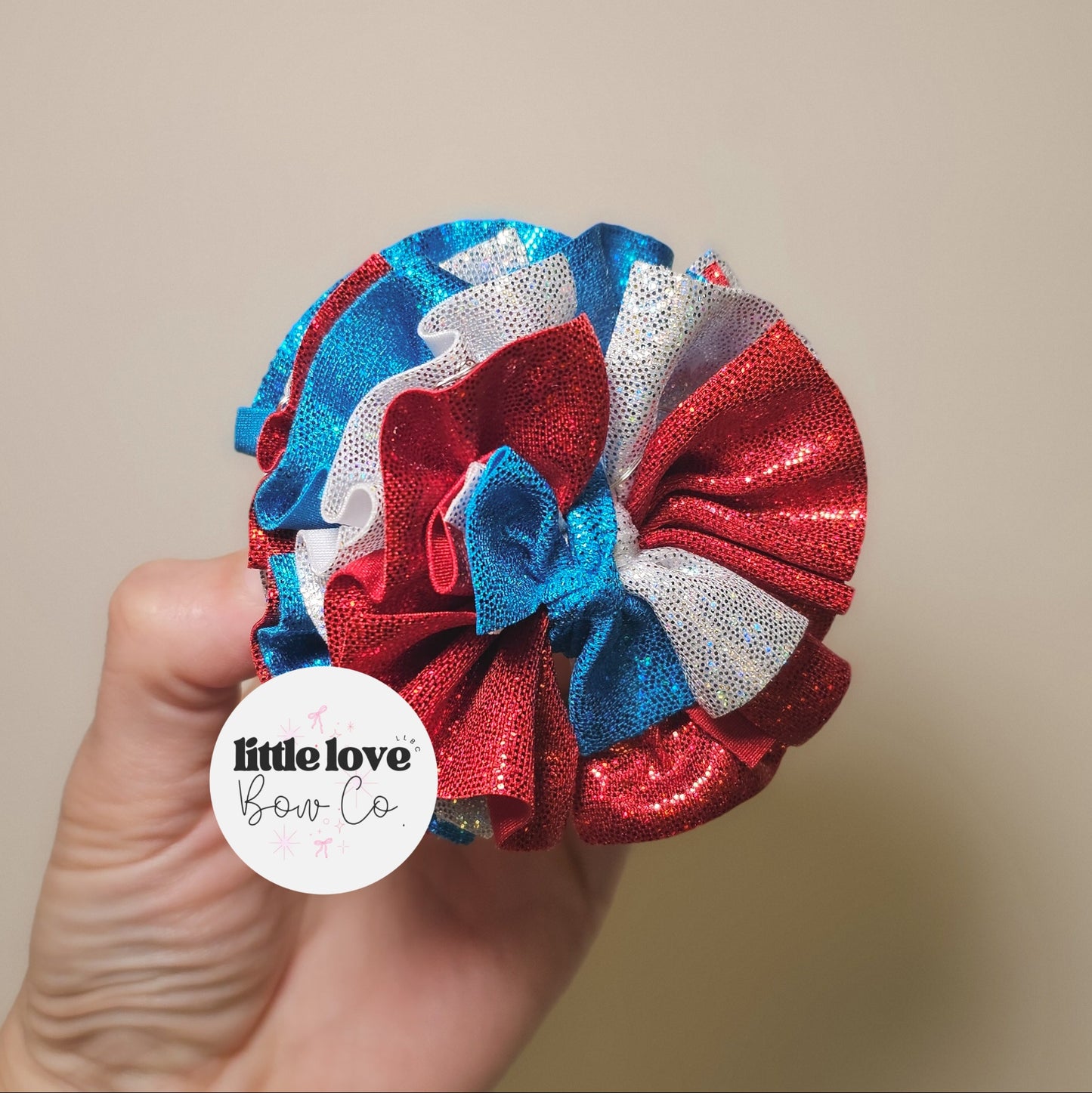 RWB Multicolor Shredded Bows