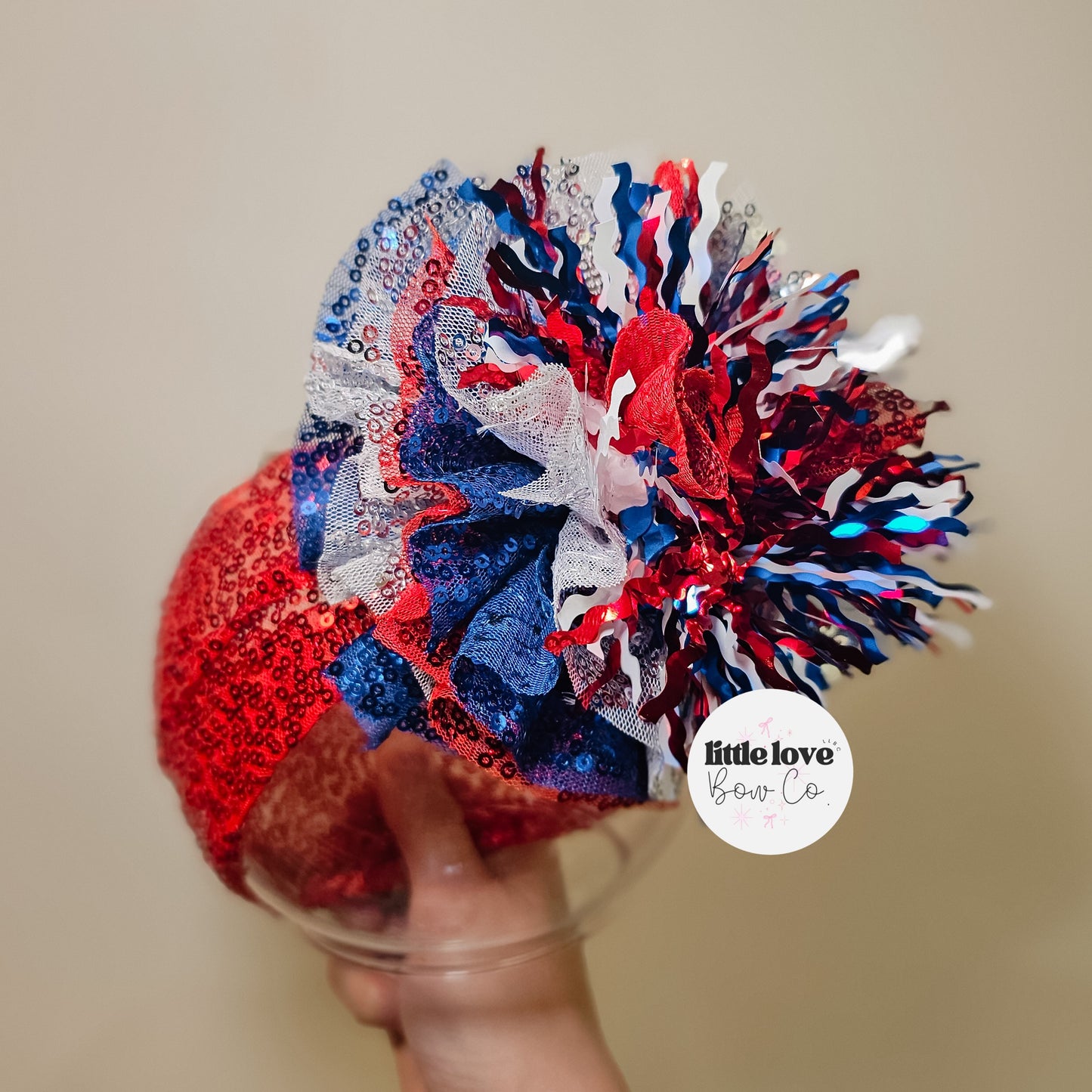 RWB Multicolor Shredded Bows