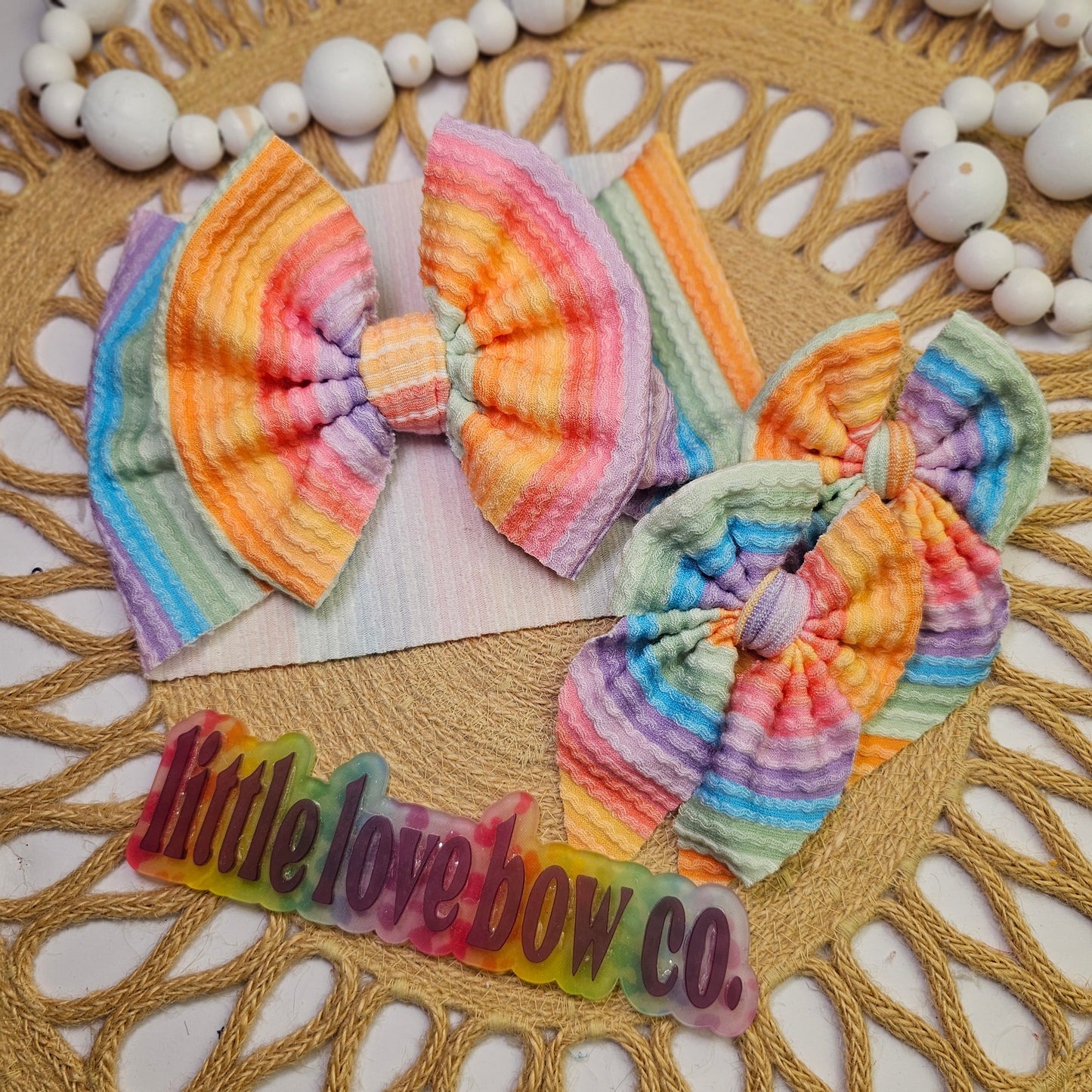 Rainbow Wavy Rib