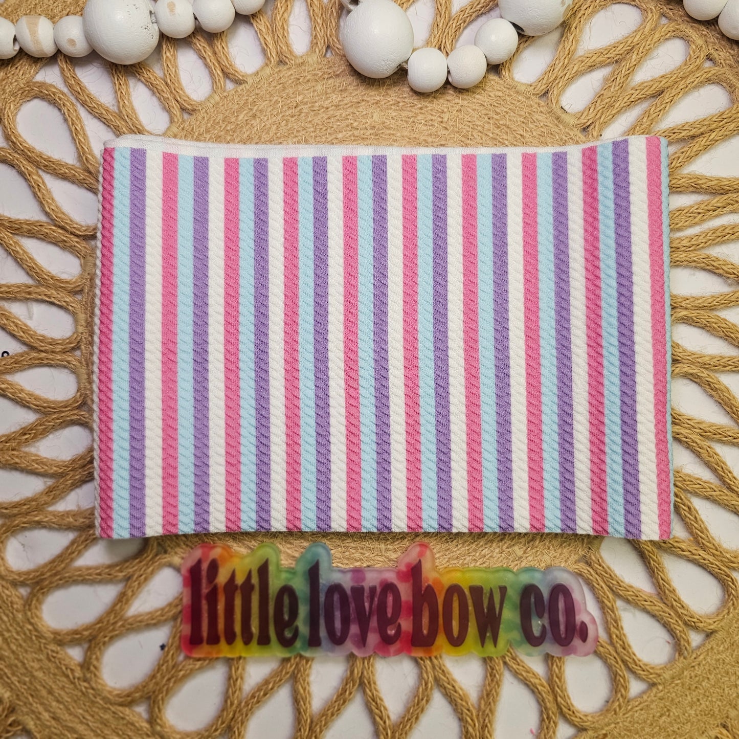 Blue Dog Beach Striped Coordinate