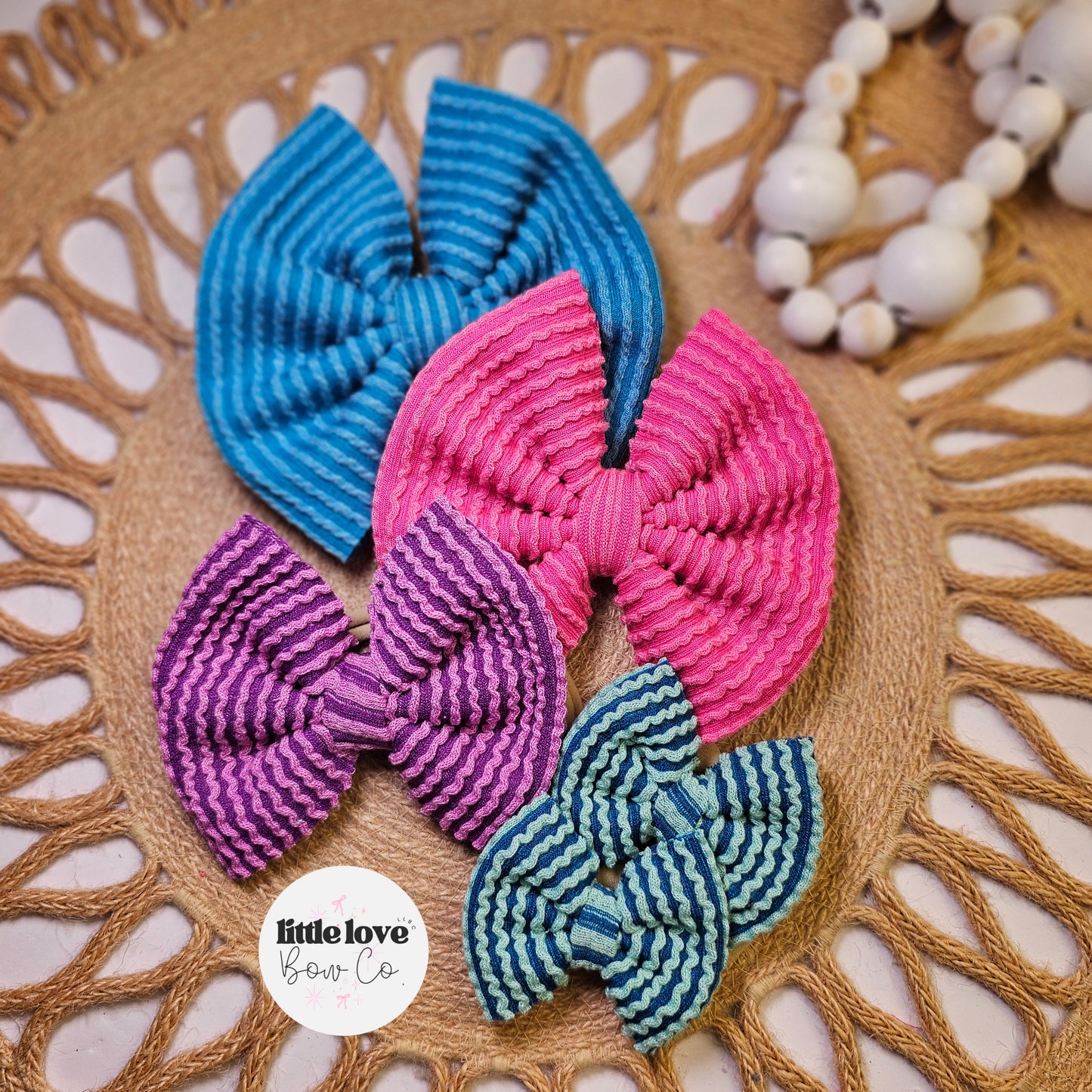 Sky Blue Wavy Rib