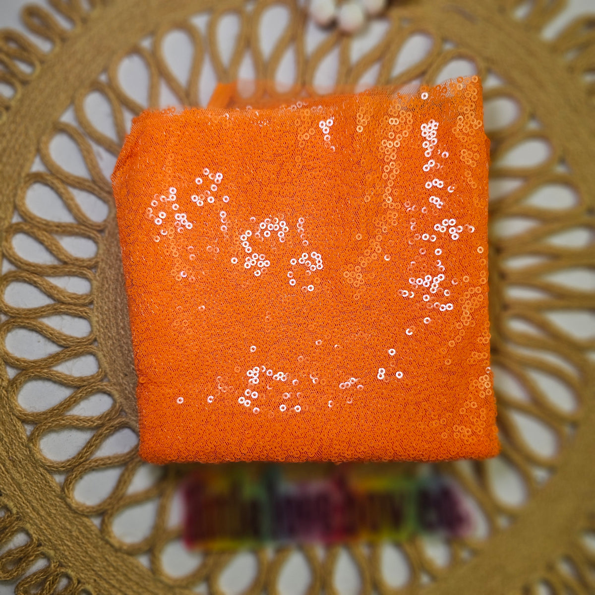 Orange Mini Sequin