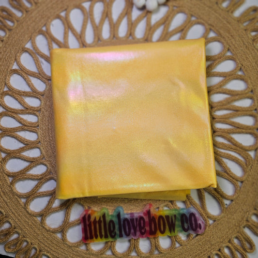 Yellow Shimmer Holographic