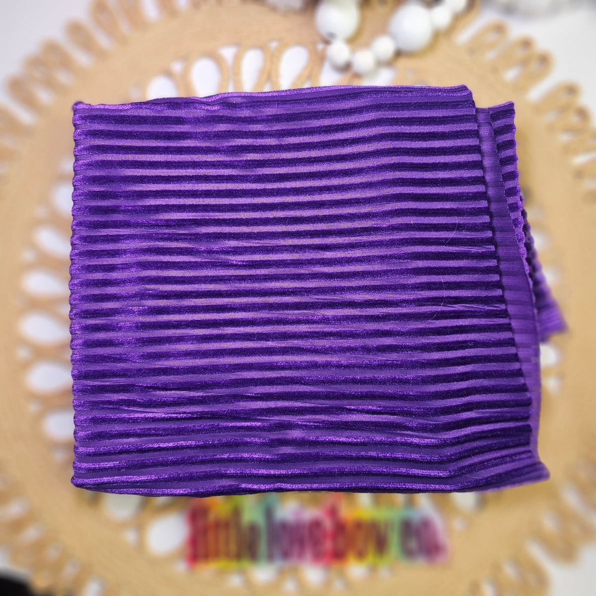 Purple Velvet Rib