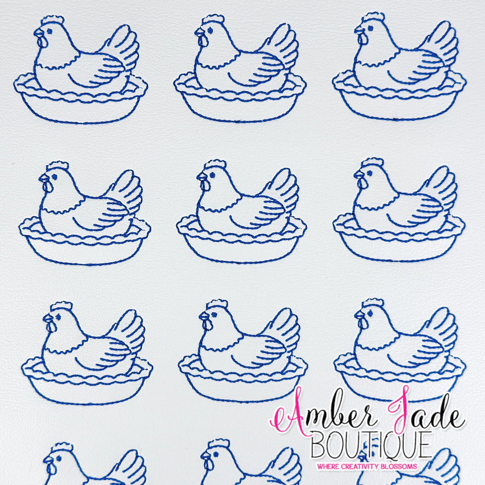 Blue Nest Hen