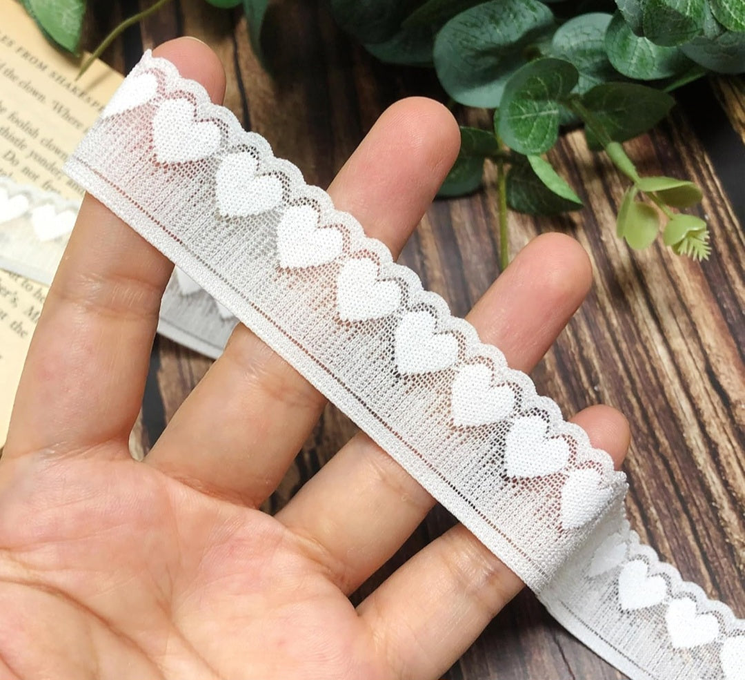 White & Black Lace Trim Add On